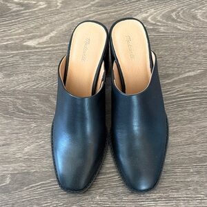 Madewell Macarro Mule (Black Leather)